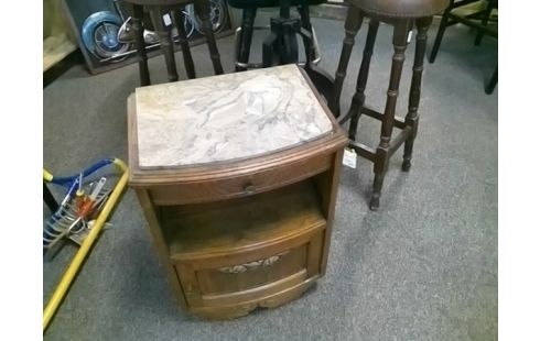 CHEVET 1 TIROIR MARBRE