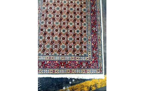 LÄUFER BIRJAND LANG HANDGEKNPFT. MUST.ROT