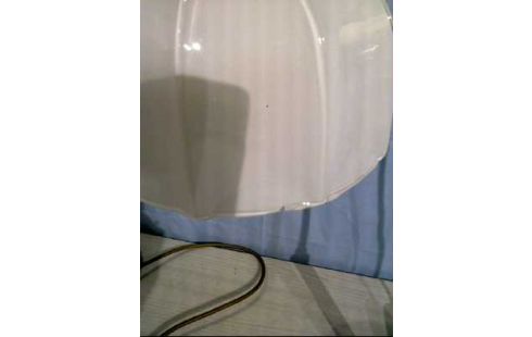 TISCHLAMPE MESSINGF. 70IGER 1-L WEISS