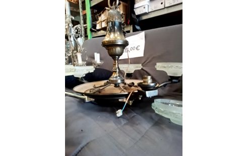 LUSTRE ART DECO MONTURE ET VERRES