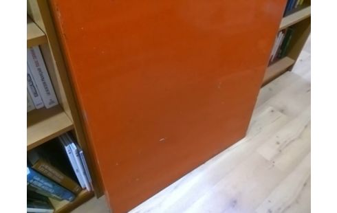 TABLE PLIANTE FER ORANGE