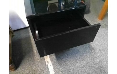 CHEVET 1T NOIR MODERNE