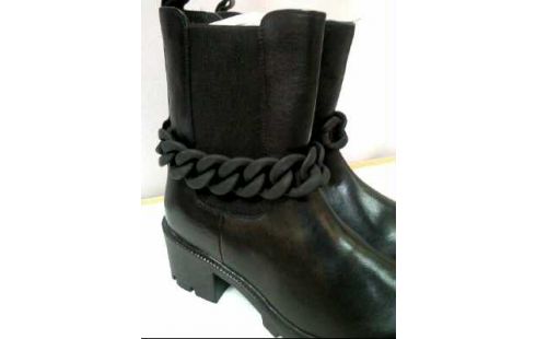 STIEFELETTEN COX GR.41 KETTE MATT SCHWRZ.