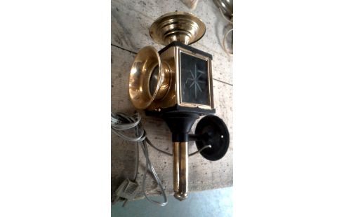 APPLIQUE MURALE LAITON FER GLACE