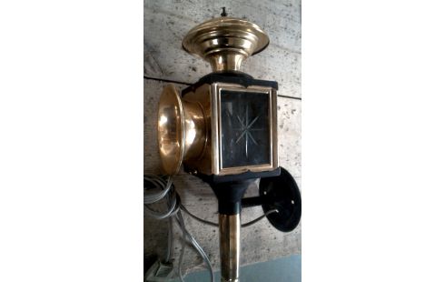 APPLIQUE MURALE LAITON FER GLACE