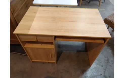 BUREAU MELAMINE 1 PORTE / 1 TIROIR