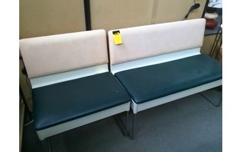 BANC COFFRE D'ANGLE VINTAGE AVEC