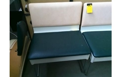 BANC COFFRE D'ANGLE VINTAGE AVEC