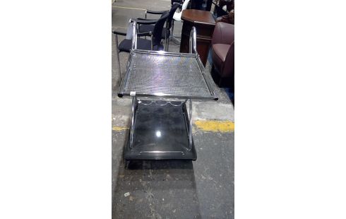 DESSERTE A ROULETTES VINTAGE 1980