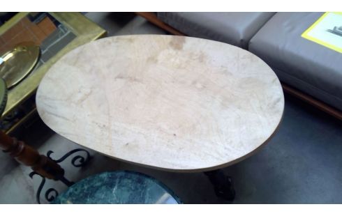 WOHNZIMMERTISCH 1 OVAL MARMORSTEIN