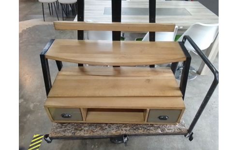 MEUBLE TV CROZATIER 2 TIROIRS