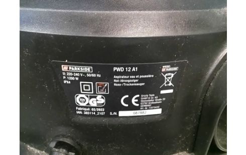 ASPIRATEUR PARKSIDE 1200W