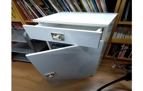 MEUBLE SALLE DE BAINS BLANC MELAMINĖ 1P1T