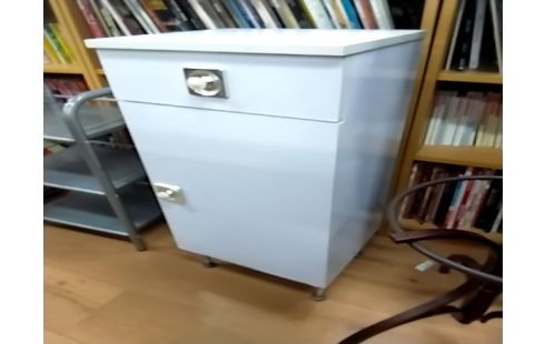 MEUBLE SALLE DE BAINS BLANC MELAMINĖ 1P1T