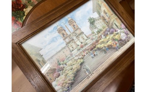 TABLEAU VILLE ESCALIER