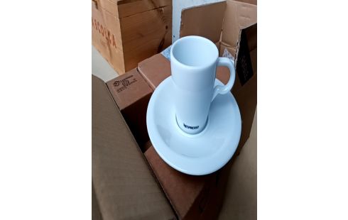 TASSE A CAFE + SOUS TASSE 12 PCES