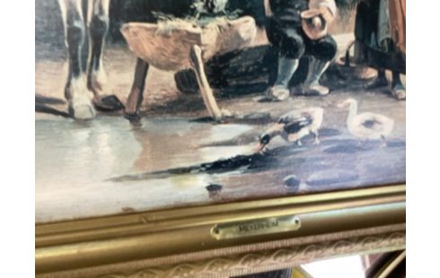 TABLEAU ENFANTS + CHEVAL