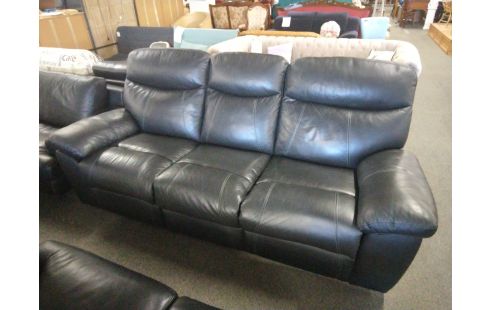 CANAPE CUIR ET SKAI RELAX 3 PLACES