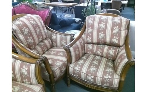 CANAPE 2P + 2 FAUTEUILS