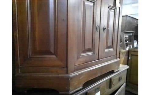 MEUBLE TV PLATEAU COULISSANT + 2P