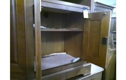 MEUBLE TV PLATEAU COULISSANT + 2P