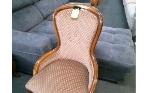 FAUTEUIL TISSU ROSE