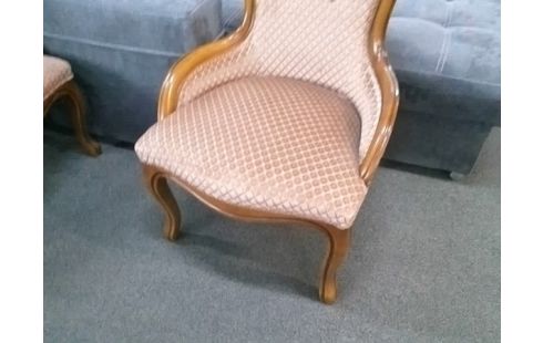 FAUTEUIL TISSU ROSE