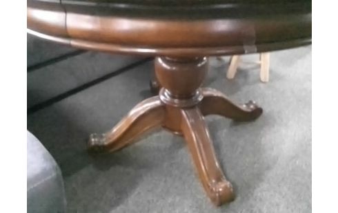 TABLE RONDE D115 PIED GUERIDON AVEC 1 RALLONGE