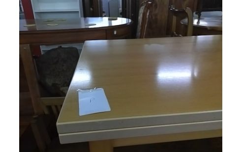 TABLE AVEC ALLONGES INTERIEURES