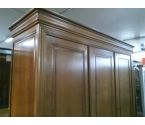 ARMOIRE 3P STYLE LOUIS PHILIPPE AVEC ETAGERE + 1 PENDERIE DOUBLE