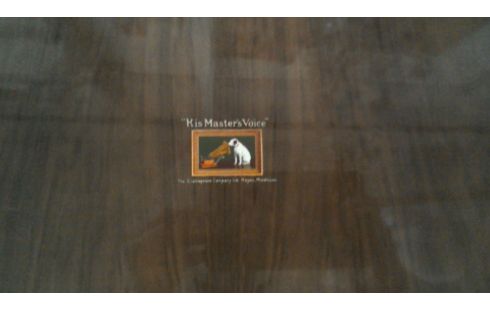 RADIOMEUBEL ANTIEK HIS MASTER VOICE/DECO