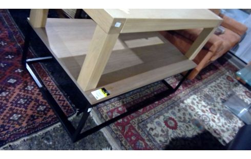 TABLE BASSE MODERNE BOIS/METAL