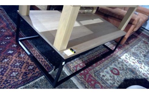 TABLE BASSE MODERNE BOIS/METAL