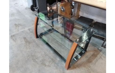MEUBLE TV VERRE