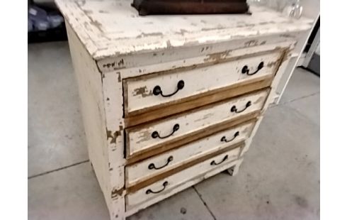 COMMODE 4 TIROIRS ASPECT ANCIEN