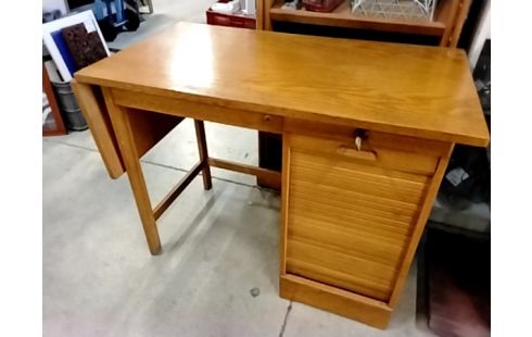 BUREAU VINTAGE RIDEAU BOIS CLE