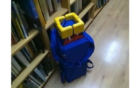 LIT PARAPLUIE BLEU JAUNE ROUGE