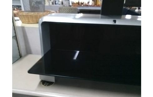 MEUBLE TV AVEC PLATEAU VERRE