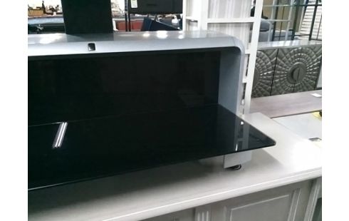 MEUBLE TV AVEC PLATEAU VERRE