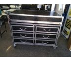 FLIGHT CASE MAQUILLAGE PROFESSIONNEL AVEC ACCESSOIRES PRESENTOIRS