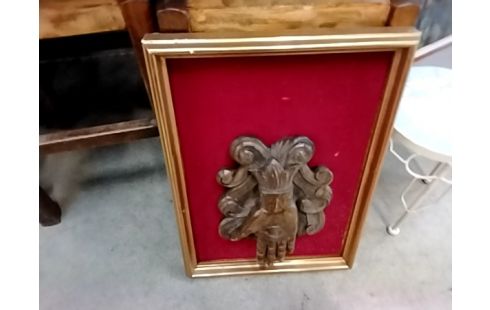 CADRE DORE *LA MAIN DE LOEIL*