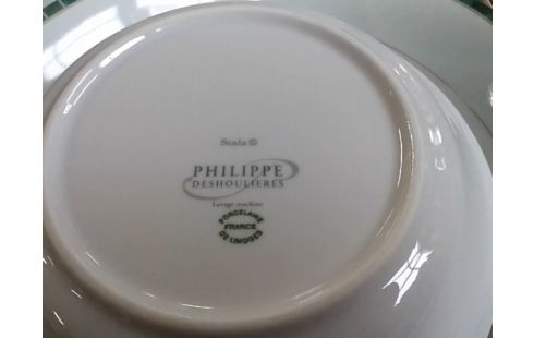 SERVICE DE TABLE LIMOGES SCALA PHILIPPE DESHOULIERES