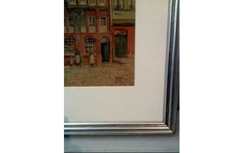 AQUARELL I.R. SIGN. <FRANKFURT AM MAIN>