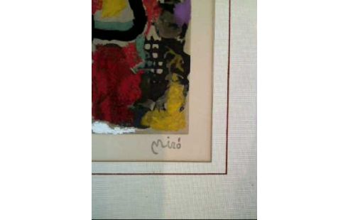 BILD <JOAN MIRO> 1605 PERSONNAGE ET OISEAU