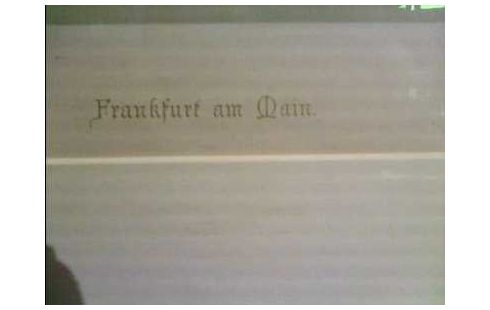 FARBLITHOGRAFIE I.R. <SCHEUREN> FRANKFURT