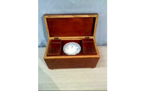 TEEKISTE HOLZ VERSCH. FÄCHER HOCHGLANZ