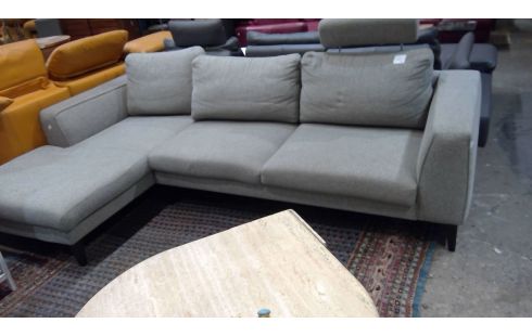 ECKSOFA 1 STOFF GRAU