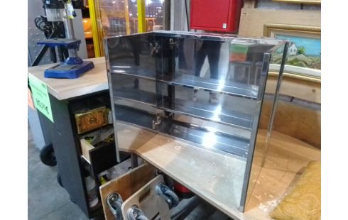 ARMOIRE PHARMACIE INOX MIROIR