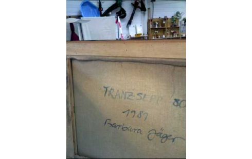 ACRYLGEMÄLDE I.R. <JÄGER> 80. GEBURTSTAG