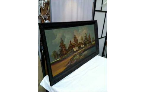 ÖLGEMÄLDE I.R. COTTAGE AM SEE <R. PERIER>